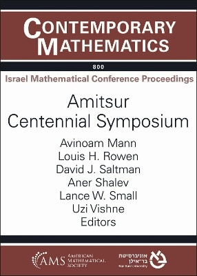 Amitsur Centennial Symposium(English, Paperback, unknown)