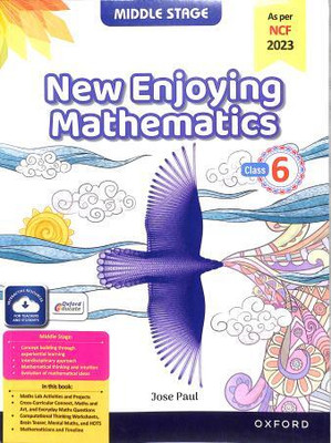 New Enjoying Mathematics Class 6 (NCF 2023) Middle Stage(Paperback, Jose Paul)