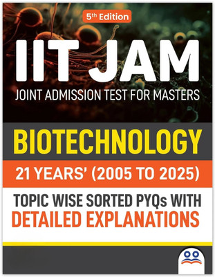 IIT JAM Biotechnology  - PYQ Book 2026 | 21 Years’ IIT JAM Biotechnology PYQ (2005–2025) Chapter-Wise Question Bank with Detailed Solutions | Topic-Wise Previous Year Papers for IIT JAM, CUET PG & GAT-B (BT) Exams | Two Brothers Publications(Paperback, IFAS Publications)