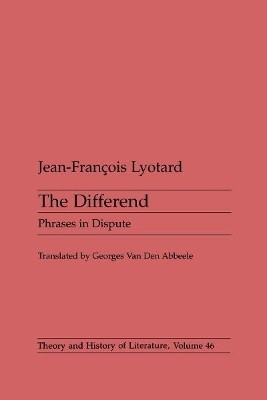Differend(English, Paperback, Lyotard Jean-Francois)