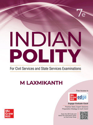 (Old Edition) Polity 7th edition  - Indian polity with 1 Disc(English, Paperback, Laxmikanth M)