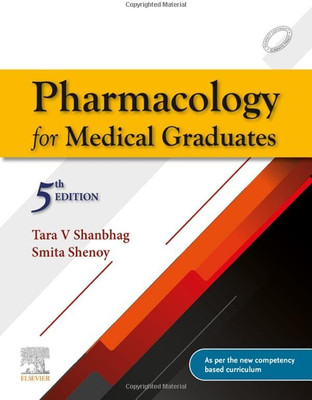 Pharmacology for Medical Graduates, 5e with 1 Disc(Paperback, Shanbhag)