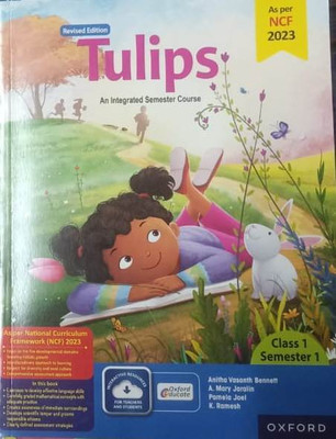 TULIPS CLASS 1 SEMESTER 1(Paperback, ANITHA VASANTH BENNETT, A. MARY JARALIN, PAMELA JOEL, K. RAMESH)
