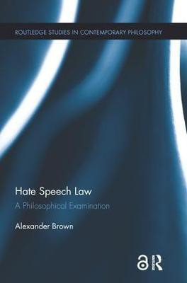 Hate Speech Law(English, Paperback, Brown Alex)