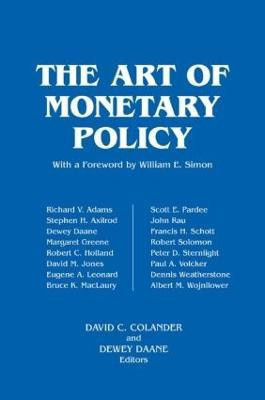 The Art of Monetary Policy(English, Paperback, Colander David C.)