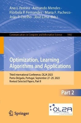Optimization, Learning Algorithms and Applications(English, Paperback, unknown)