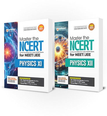 Arihant Master the NCERT Physics Class 11 and 12 for JEE/CUET 2026 (Set fo 2)| Line by Line MCQs from Latest NCERT Books | 2000+ Topicwise-Chapterwise MCQs | NCERT Notes With JEE Tracker, Concept Maps, PYQs & Video Explanations(Paperback, Keshav Mohan , Dharmendra Singh)