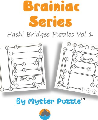 Brainiac Series Hashi Bridges Puzzles Vol 1(Paperback, Myster Puzzle)