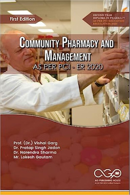 Community Pharmacy and Management As Per PCI - ER 2020(Paperback, Prof. (Dr.) Vishal Garg, Dr. Pratap Singh Jadon, Dr. Narendra Sharma, Mr. Lokesh Gautam)