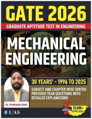 GATE Mechanical Engineering PYQ Book  - 2026 | Previous Year Solved Papers (1996 - 2025) with Detailed Solution | Topic Wise Sorted Question Bank with Detailed Explanation | Best Seller Book for GATE Mechanical Engineering Exam in India | IFAS Publications(Paperback, IFAS Publications)