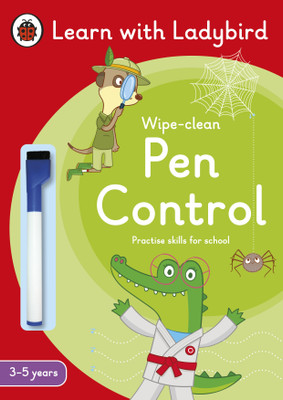 Pen Control: A Learn with Ladybird Wipe-Clean Activity Book 3-5 years(English, Paperback, Ladybird)