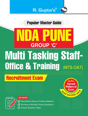 NDA PUNE (Group 'C') : Multi Tasking Staff–Office & Training (MTS-O&T) Recruitment Exam Guide(Paperback, RPH Editorial Board)