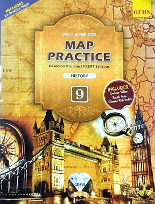 Map Practice History Class 9 Based on the latest NCERT Syllabus(Paperback, GEMS Educational Books)