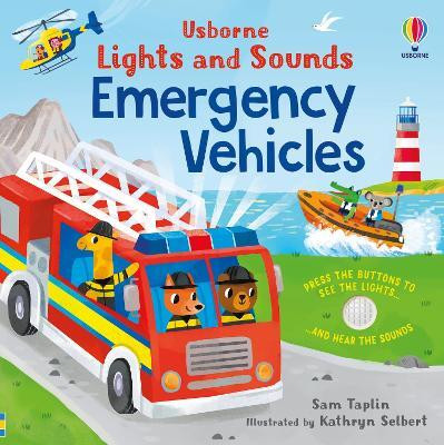 Lights and Sounds Emergency Vehicles(English, Board book, Taplin Sam)