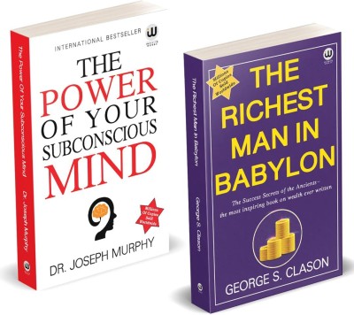 The Power of Your Subconscious Mind | The Richest Man In Babylon | Dr. Joseph Murphy Books | George S. Clason | A Self-Help English Combo Set Pack of 02 Books(Paperback, George S Clason, Dr. Joseph Murphy, Infinite Words) The Power of Your Subconscious Mind | The Richest Man In Babylon | Dr. Joseph Murphy Books | George S. Clason | A Self-Help English Combo Set Pack of 02 Books(Paperback, George S Clason, Dr. Joseph Murphy, Infinite Words)
