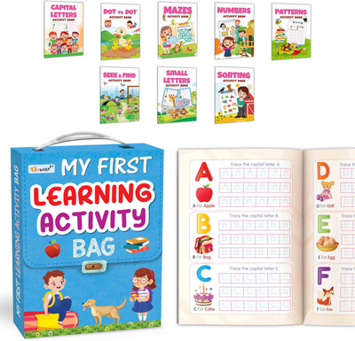 My First Learning Activity book set of 8 Activity books(Paperback, GO WOO)