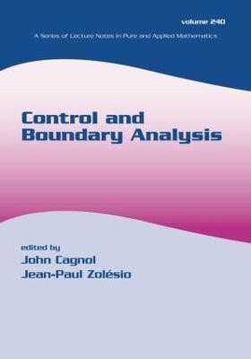 Control and Boundary Analysis(English, Paperback, unknown)