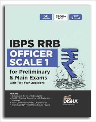 IBPS RRB Guide for Officer Scale 1 Preliminary & Main Exams with Past Year Questions 9th Edition | PYQs & Practice Exercises(Paperback, Disha Experts)