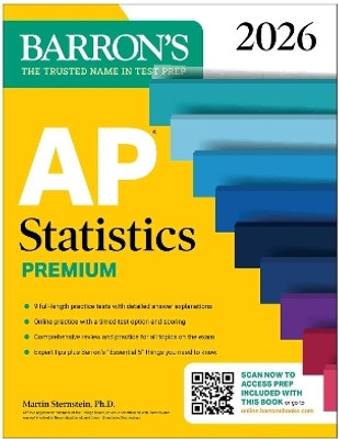 AP Statistics Premium, 2026: Prep Book with 9 Practice Tests + Comprehensive Review + Online Practice(English, Paperback, Barron's Educational Series Martin)