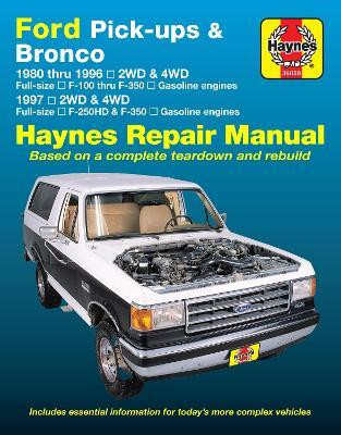Ford pick-ups F-100-F-350 & Bronco (1980-1996) & F-250HD & F-350 (1997) Haynes Repair Manual (USA)(English, Paperback, Haynes Publishing)