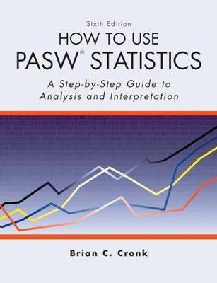 How to Use Pasw Statistics(English, Paperback, Cronk Brian. C.)