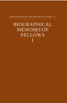 Biographical Memoirs of Fellows, I(English, Hardcover, unknown)