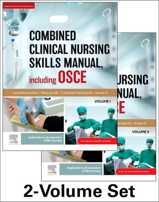 Combined Clinical Nursing Skills Manual including OSCE(Paperback, Raveendran)