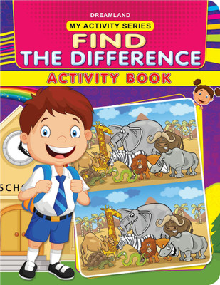 My Activity- Find the Difference Activity Book  - Puzzle and Brain Game Workbook for Kids Ages 2–5 | Spot the Difference, Visual Skills, Focus and Fun(English, Paperback, unknown)