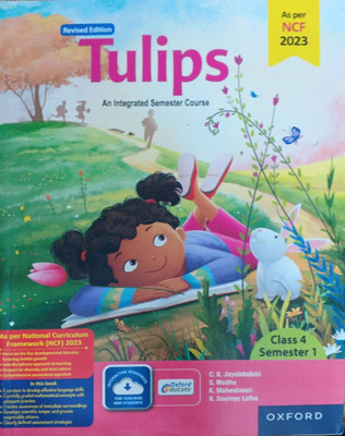 Tulips An Integrated Class 4 Semester 1(Pepper back, C.r jayalakshmi, S madhu)