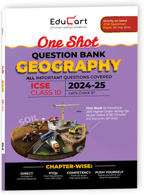 Educart Icse Class X One Shot Question Bank Geography 2024 - 25(English, Paperback, unknown)