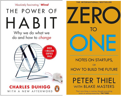 The Power of Habit + Zero to One (2 Book Combo)(Paperback, JMD BOOKS)