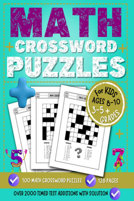 Math Crossword Puzzles for Kids  - Addition Workbook for 3-5 Grades (Over 2000 Timed Test Additions to Practice for Kids Ages 8-10)(English, Paperback, Ra Yoni)