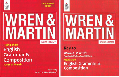 Combo Pack: High School and Key to English Grammar and Composition (2024-25 Examination) with 2 Disc(Paperback, Wren, Martin)