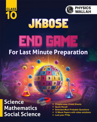 PW JKBose End Game For Class 10 Science, Maths, Social Science For 2026 Exams(Paperback, PW)
