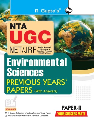 NTA-UGC-NET/JRF : Environmental Sciences (PAPER-II) Previous Years' Papers (With Answers)(English, Paperback, RPH Editorial Board)