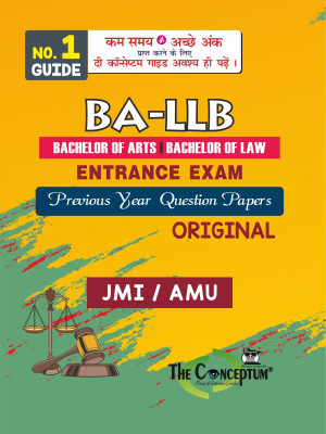 BA.LLB Previous Year Original Question Papers For AMU/JMI(Paperback, Conceptumteam)