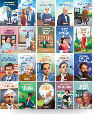 Story Books for Kids (Set of 20 Books) - Scientists and Entrepreneurs - Biographies for Children(Paperback, Maple Press)