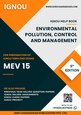 MEV 14: Sustainable Natural Resource Management - IGNOU Study Material & Guide Book with Latest Solved PYQs for IGNOU's Exam Preparation.  - Get the PDF of this book at Rs. 99, WhatsApp us at +919354637830, or visit our website shrichakradhar.com.(Staple Bound, Shri Chakradhar Publication)