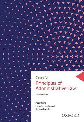 Cases for Principles of Administrative Law(English, Paperback, Cane Peter)