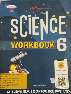 Millennium science workbook class 6(Paperback, Deepika sethi)