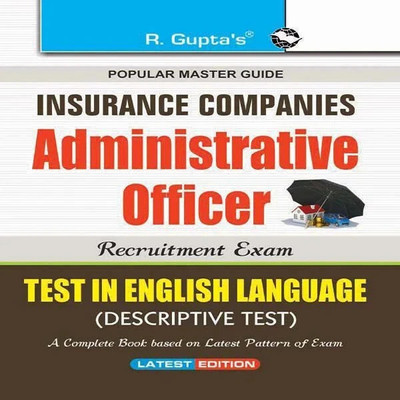 Insurance Companies: Administrative Officer Recruitment Exam Guide (Test in English Language-Descriptive Test) 2026 Edition(English, Paperback, RPH Editorial Board)