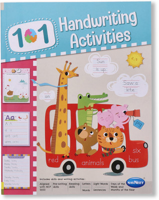 Navneet 101 Handwriting Activities Book-Handwriting practice journal for kids from 3 to 5 years practice alphabet and words - Navneet 101 Handwriting Activities Book(Paperback, Navneet Education Limited) Navneet 101 Handwriting Activities Book-Handwriting practice journal for kids from 3 to 5 years practice alphabet and words - Navneet 101 Handwriting Activities Book(Paperback, Navneet Education Limited)
