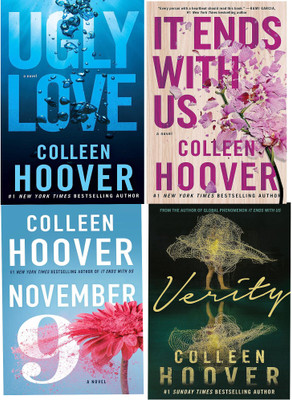 Combo Sale Of NovelsVerity + November 9 + Its Ends With Us + Ugly Love (Set Of 4 Book) Name: Verity + November 9 + Its Ends With Us + Ugly Love (Set Of 4 Book) Language: English Country Of Origin: India (Paperback, COLLEEN HOOVER)(ENGLISH, COOLEN HOOVER) Combo Sale Of NovelsVerity + November 9 + Its Ends With Us + Ugly Love (Set Of 4 Book) Name: Verity + November 9 + Its Ends With Us + Ugly Love (Set Of 4 Book) Language: English Country Of Origin: India (Paperback, COLLEEN HOOVER)(ENGLISH, COOLEN HOOVER)