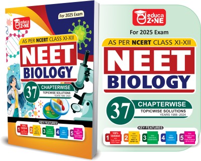 37 Years NEET Previous Year Solved Question Papers With Chapterwise Topicwise Solutions - Biology For NEET Exam 2025 By Shri International(Paperback, Educazone Panel of Experts)