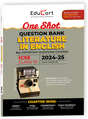 (OLD) Educart ICSE Class 10 English Literature One Shot Question Bank 2025 for 2024-25 Exam(English, Paperback, Sir Tarun Rupani|Educart)