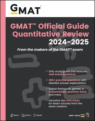 GMAT Official Guide Quantitative Review 2024-2025: Book + Online Question Bank(English, Paperback, GMAC (Graduate Management Admission Council))