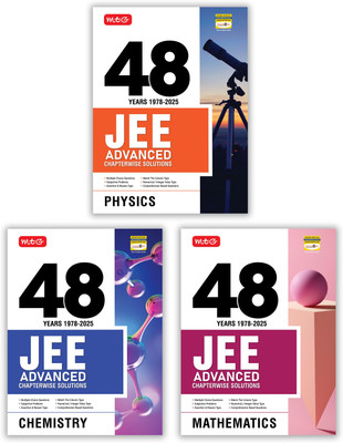 MTG 48 Years JEE Advanced (2025-1978) Chapter-wise Previous Years Solved Papers Physics Chemistry & Mathematics (Set of 3 Book) | JEE Advanced PYQ Question Bank For 2026 Exam(Paperback, PROF.SP ARYA,�DR.MS�YADAV, DV SREERAMA MURTHY)