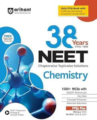 38 YEARS NEET CHEMISTRY CHAPTERWISE TOPICWISE SOLUTIONS (2025-1988)(Paperback, POOJA YADAV)