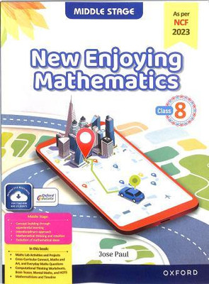 New Enjoying Mathematics Class 8 Middle Stage (NCF 2023)(Paperback, Jose Paul)