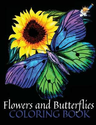 Flowers and Butterflies Coloring Book(English, Paperback, Solaris Colleen)